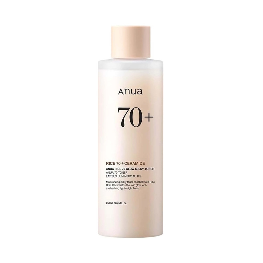 ANUA Rice 70+ Glow Milky Toner 250ml hydrating brightening toner